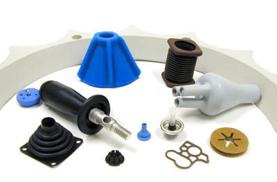 Custom Molded Rubber, Silicone, and Rubber to Metal Bonded Parts